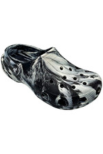 Crocs Kid's Unisex Classic Marbled Clog Clog White/Black