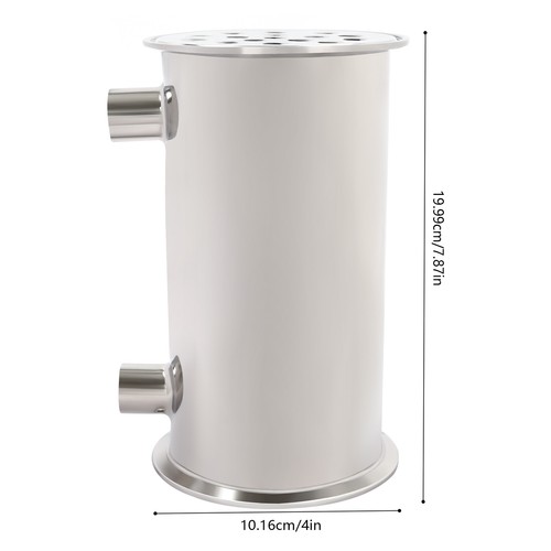 OD 4" Dephlegmator Reflux Condenser 16 Tubes For Moonshine Distillation Column - Picture 2 of 14