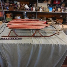 VINTAGE 34 INCH SALESMAN SAMPLE SNOW SLED