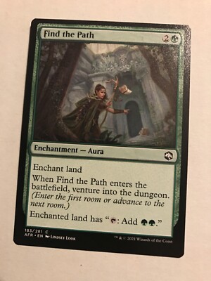 FIND THE PATH : Adventures in the Forgotten Realms AFR Magic MtG card; NM  aura | eBay