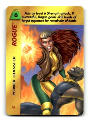 1995 Marvel Over Power Mutants Unite Fantasy Card ROGUE Power Transfer