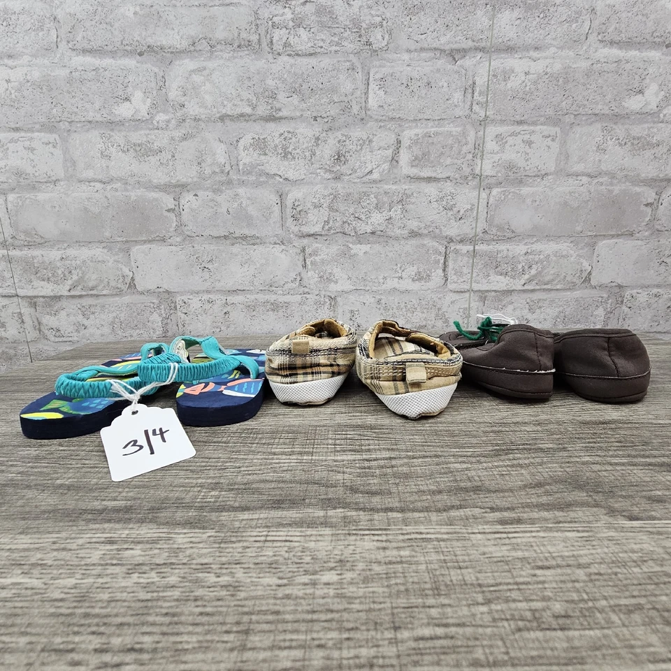 Lot of 3 infant boy shoes size 3 6-9 months - Image 3 of 4