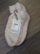 BAREFOOT DREAMS 2-PACK COZY CHIC WOMEN'S TENNIS SOCKS IN STONE MULTI ONE SIZE