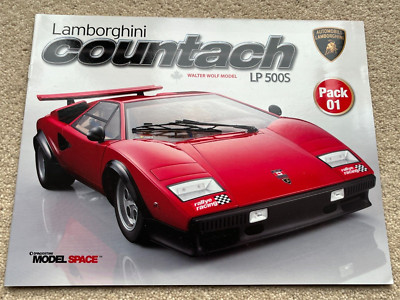 Packung 1 Magazin Deagostini Lamborghini Countach Walter Wolf Modell LP500S