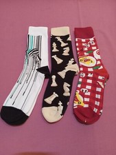 3-Pack Women's Girl's Novelty Socks New-Assorted Themes-Fast Shipping
