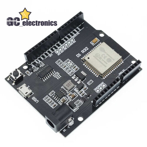 For Arduino ESP32 WiFi Bluetooth 4MB Flash UNO D1 R32 Board CH340 USB Module A3G - Picture 1 of 11