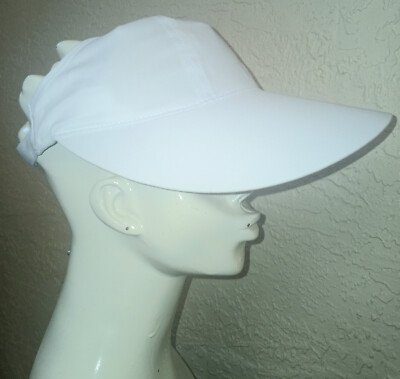 NEW Otto Tennis Hats Cotton LOT OF 5 Wide Brim White  Adjustable Closure