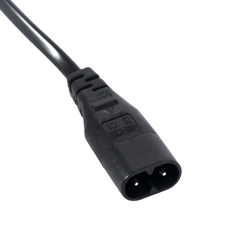 IEC320 C8 Male To Europe Schoko CEE7/16 Outlet Socket Power Extension Cable - Bild 3 von 12