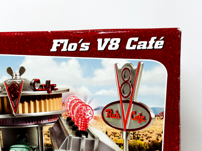 Disney Pixar Cars Flo's V8 Cafe & Gas Station Playset Mattel