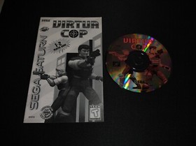 Virtua Cop 1 Not for Resale w sleeve/manual NFR Sega Saturn EX+NM condition CB!