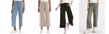 Splendid Women's Cropped Wide Leg Drawstring Pant