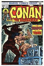 CONAN THE BARBARIAN #31 F, John Buscema art, Marvel Comics 1973 Stock Image