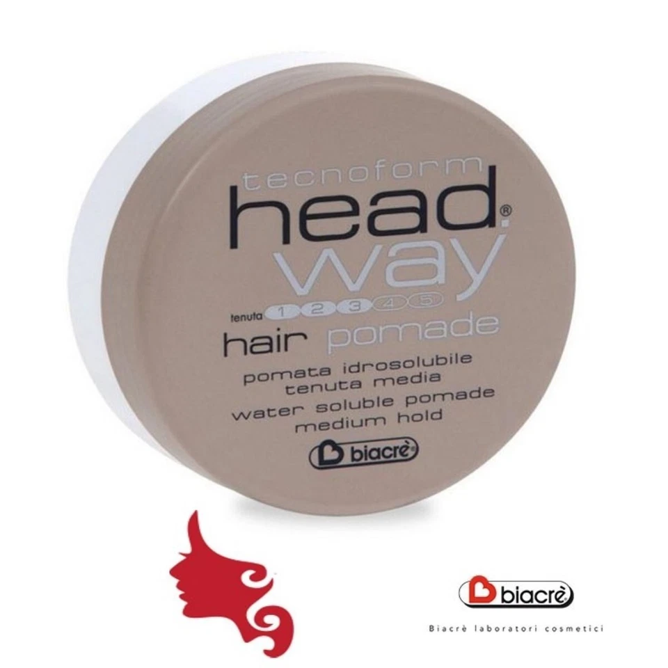 HEAD WAY Pomade 125 ml Biacrè Pomata idrosolubile