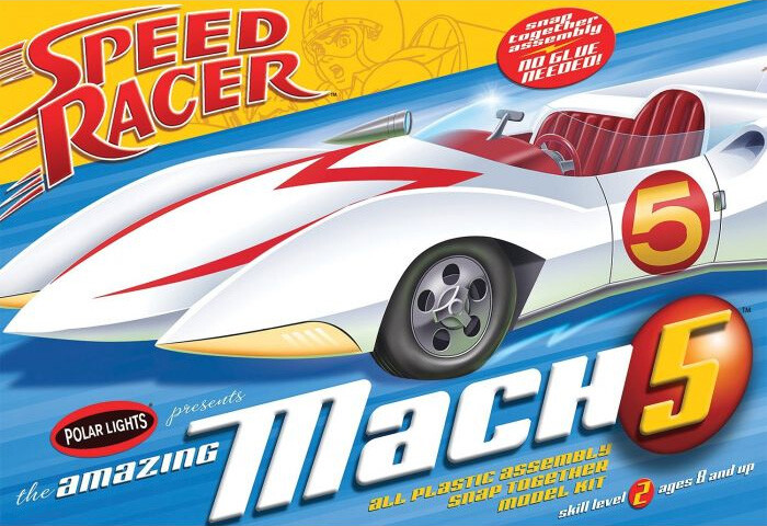 Speed Racer Mach 5 ミニカー 1/24スケール Aoshima 1/24 Speed Racer The Mach5 7 Full Version