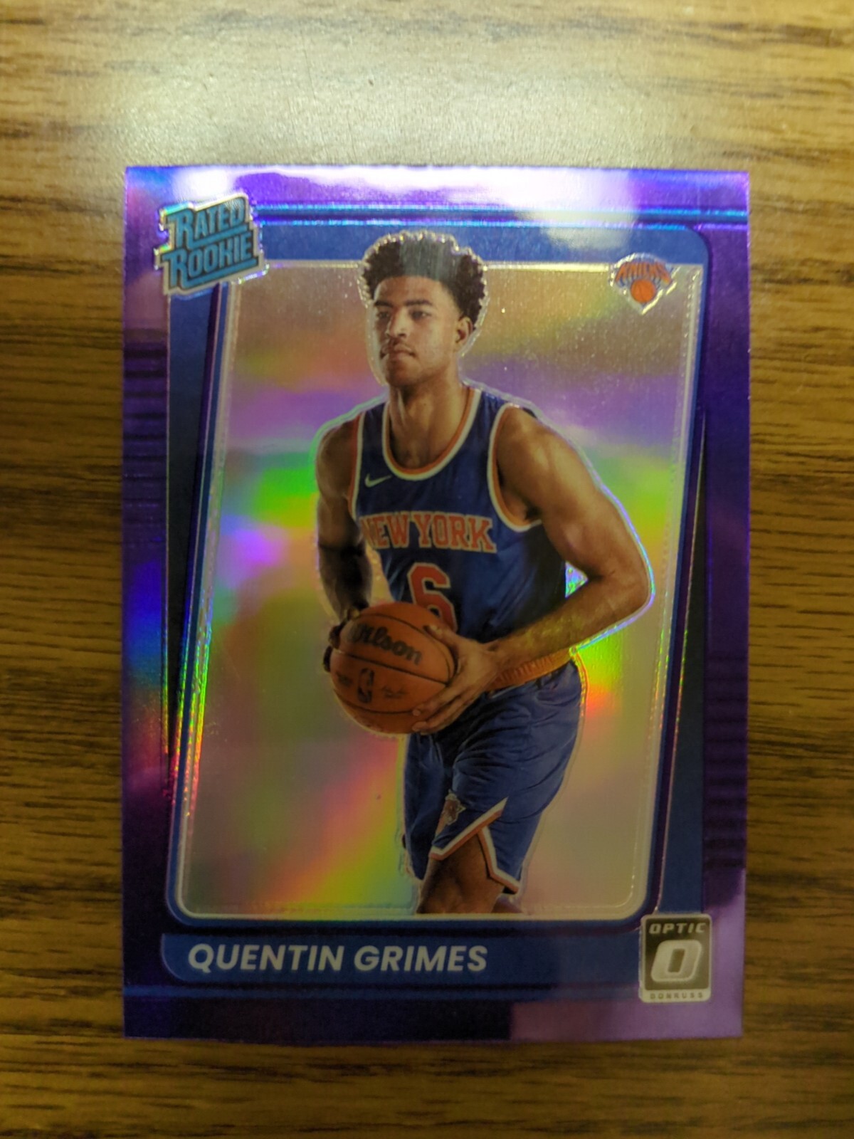 2021-22 Donruss Optic Quentin Grimes Purple #166