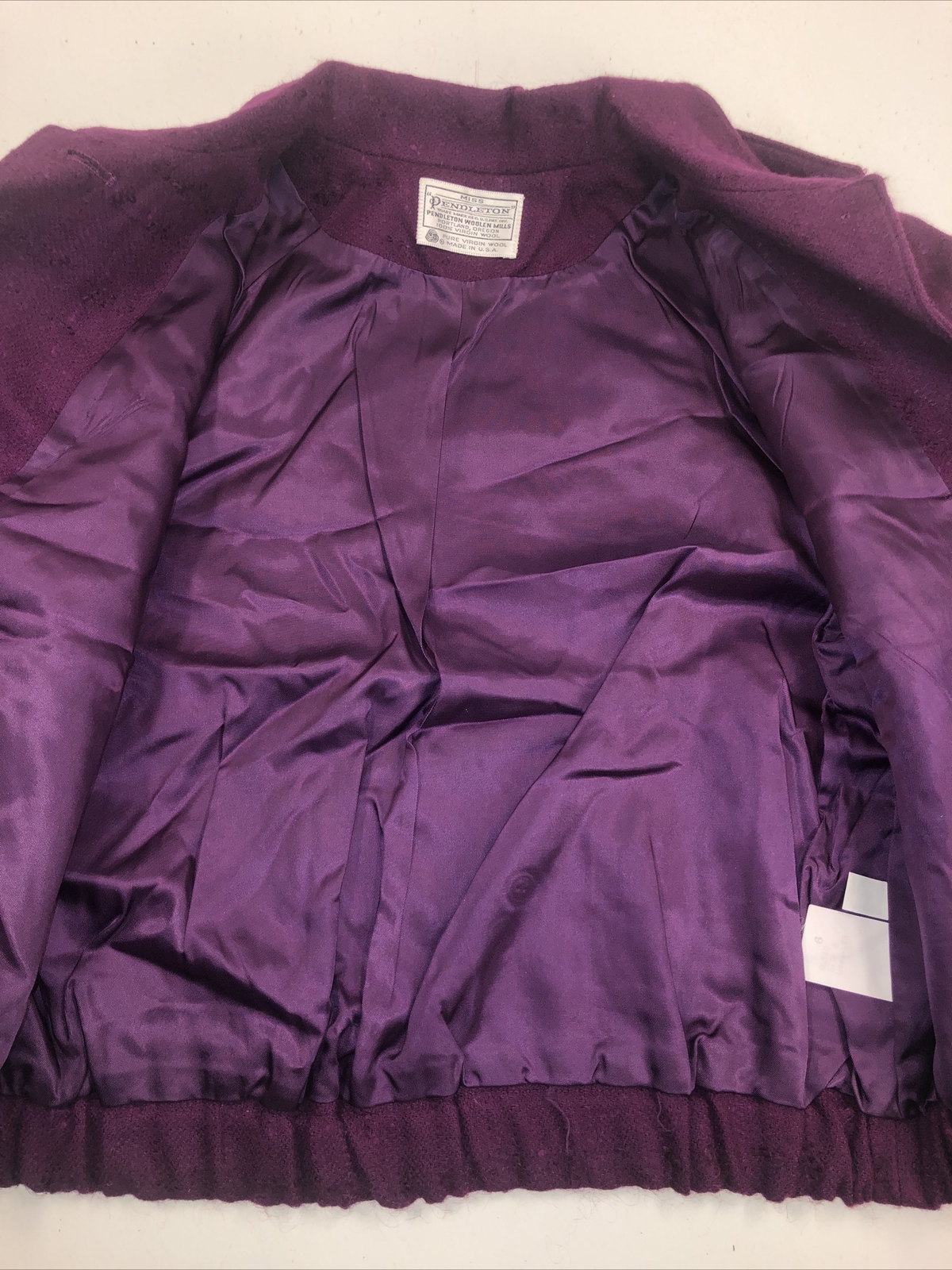 Miss Pendleton 5 Button Short Blazer Jacket 100% … - image 5