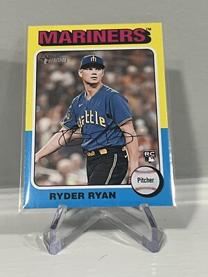 Ryder Ryan 2024 Topps Heritage Rookie #326 Seattle Mariners RC NEW