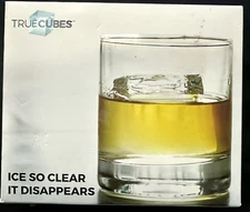 True Cubes Crystal Clear Ice Cube Maker 4  Clear Ice Cubes for Cocktails NOB