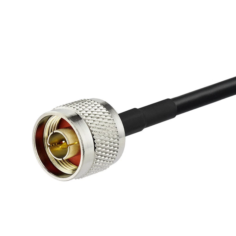RF N-Type Male to N Jack Female Bulkhead Mount Coaxial RG58 Cable Pigtail 3m - Image 3 of 4