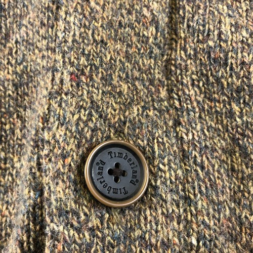 Timberland Structured Lambswool olive and brown mixed pattern M - Imagen 6 de 12