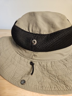 DPC Bucket Hat - Lightweight & Comfortable RARE FIND DPC Dorfman Pacific Bucket Sun Hat Large Drawstring Mesh  main image 2