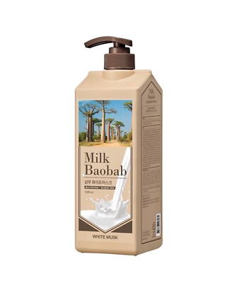 MILK BAOBAB Parfum Shampoo 1000ml weißer Moschus Duft - Haarpflege
