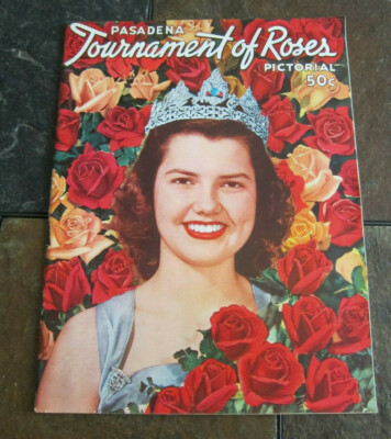 Pasadena Tournament of Roses Pictorial Parade Float Rose Bowl 1953 Booklet 