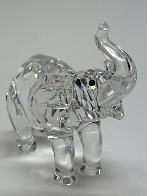Swarovski Crystal Baby Elephant Retired 2011 191371 w/ box and