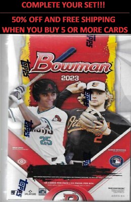    2023 Bowman Chrome Prospects   YOU PICK SINGLES   Mix & Match