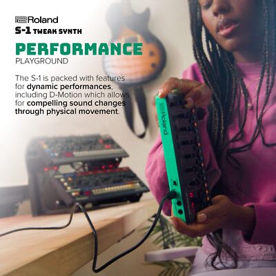 Roland S-1 Tweak Synthesizer AIRA Compact Polyphonic Module S1
