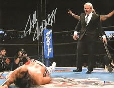Jeff Jarrett Signed 11x14 Photo BAS COA WWE New Japan Pro Wrestling Bullet Club