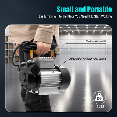16GPM Electric Self-priming Kerosene 2800 r/m Fuel Transfer Extractor Pump
