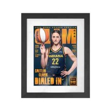 ORANGE METAL: SLAM 256 - Caitlin Clark #d/673 - Magazine + Picture Frame