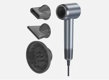 Laifen Swift Special Hair Dryer with Attachments, Silver Blue or White