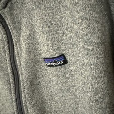 PATAGONIA MENS XL GREY THERMAL ZIP UP JACKET