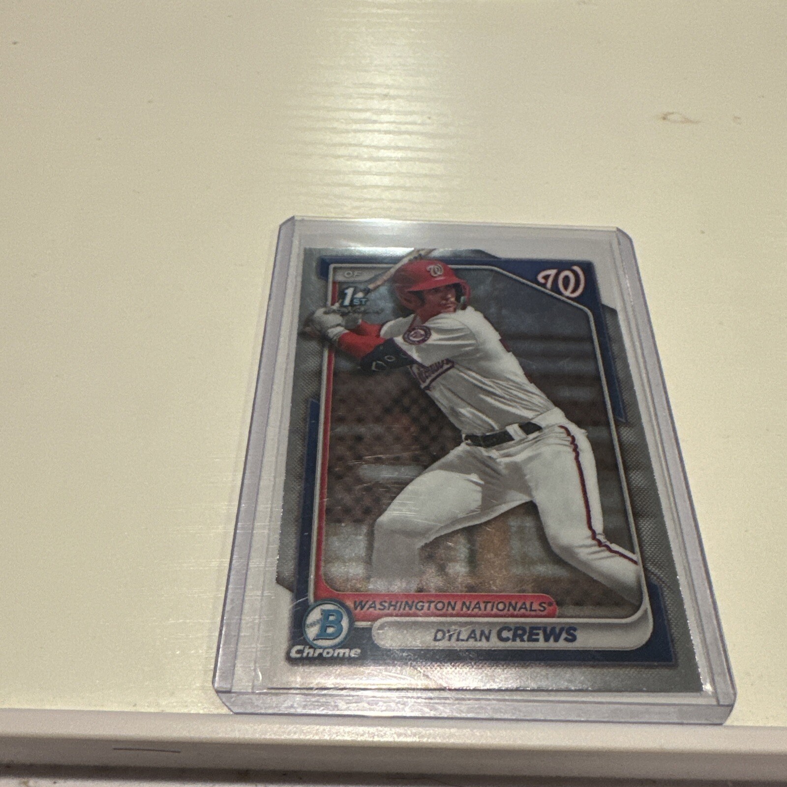 2024 First Bowman Chrome Dylan Crews BCP-23 PROSPECT/ROOKIE Washington Nats 1st