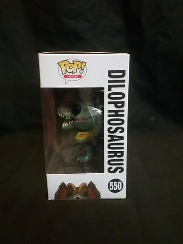 NIB - Funko Pop! Movies - Jurassic Park 25th Anniversary - DILOPHOSAURUS #550 - Picture 3 of 7