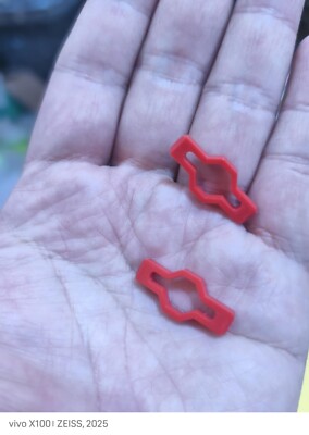 2 RED REPRO to fix broken CLIPS for JETMAN SENTAI DX JET ICARUS godaikin Garuda