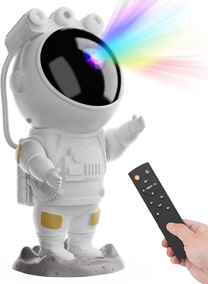 Astronaut Star Projector Galaxy Night Light with Timer and Remote Control
