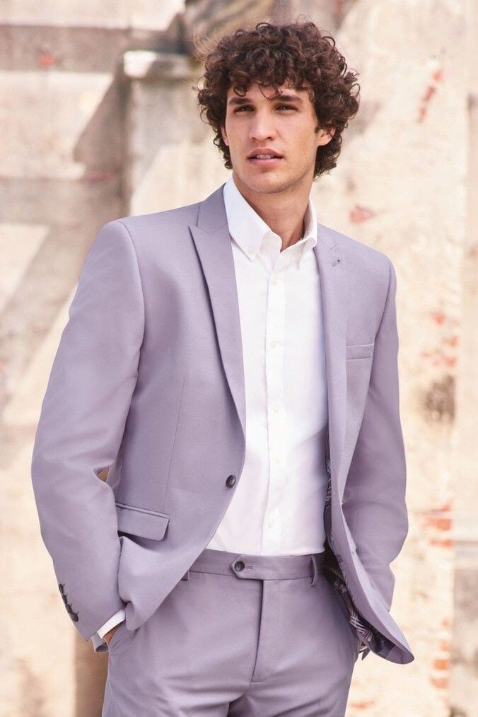 Purple Pastel Sport Coat ASOS DESIGN Super Skinny Suit Jacket In