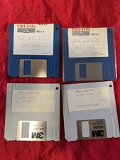 dx7 II  Floppy disk  4 dischi vintage 