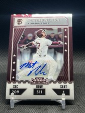 Matheu Nelson - 2021 Elite Extra Edition Rookie College Ticket Optic AUTO #/99