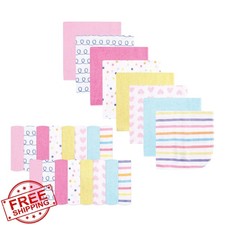 Hudson Baby Washcloth Bundle One Size Colorful Dots