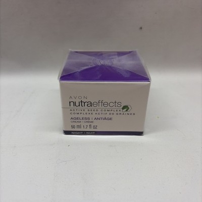Avon NutraEffects Active Seed Complex AGELESS Night Cream  1.7 Fl Oz Sealed