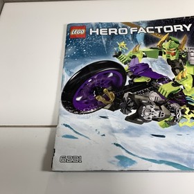 LEGO HERO FACTORY 6231 SPEEDA DEMON RARE 2012 RETIRED Instruction Booklet Only