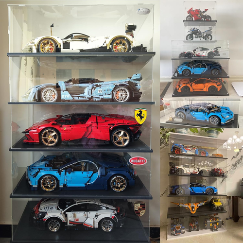 Acrylic Display Case for 1/8 Scale Model Car or Large LEGO (23.6X11.8X7.8 Inch) - Picture 4 of 12