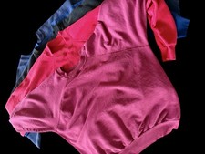 Vintage 80  s Lot of 5 Blank Vintage Sweatshirts Wholesale Bundle Raglan Sleeve