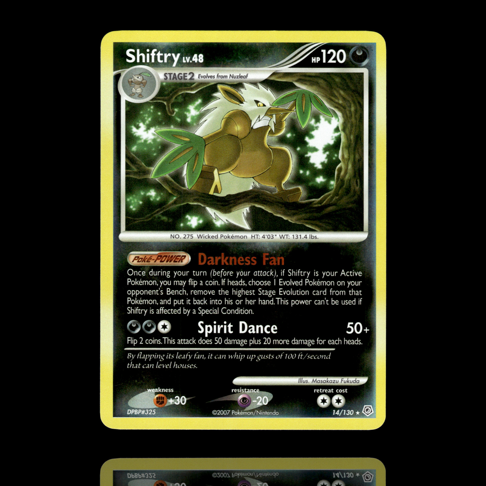 ▸ Shiftry | Diamond and Pearl | Reverse Holo | 14/130 | LP