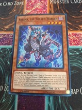 Yugioh Ahrima, the Wicked Warden SR06-EN002 Super Rare 1st Edition Near Mint