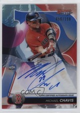 2020 Bowman's Best of 2020 Blue Refractor /150 Michael Chavis #B20-MC Auto 1p03